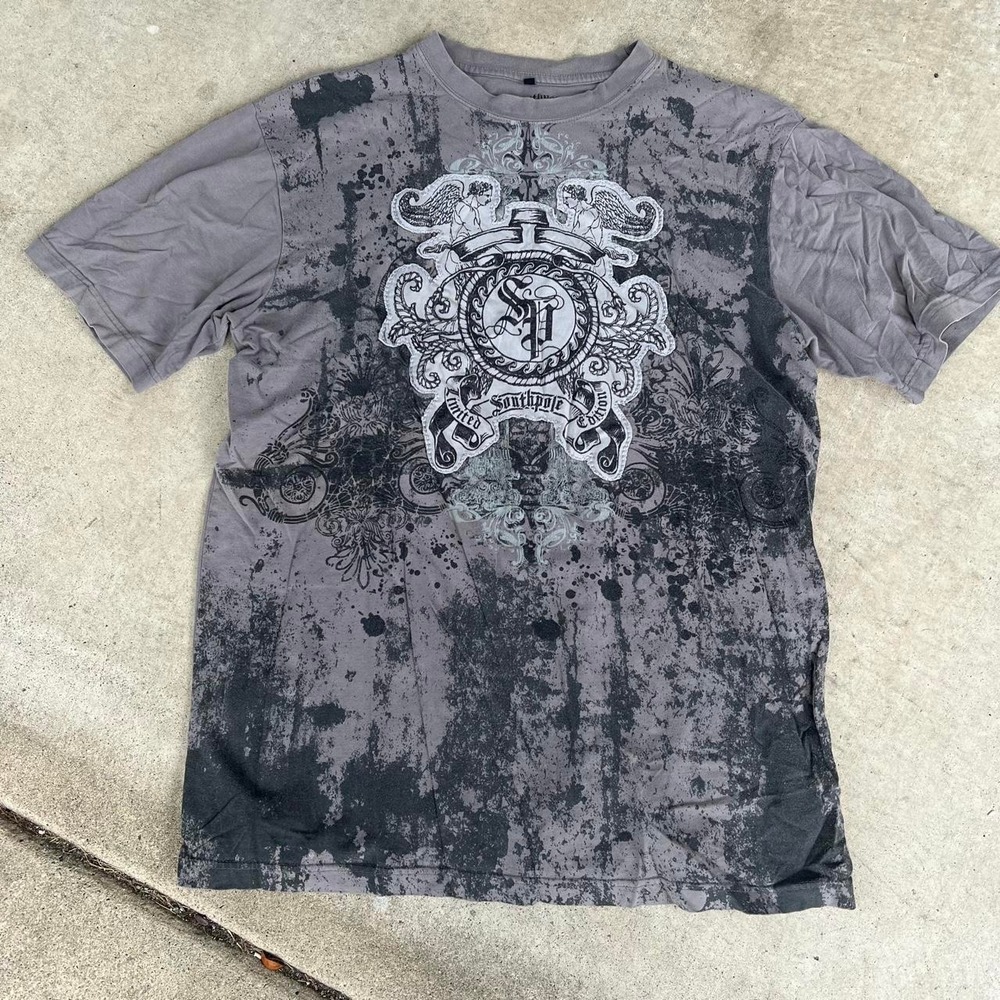 Y2K 2000s All Over Print South Pole Shirt size XL - Picture 1 of 2